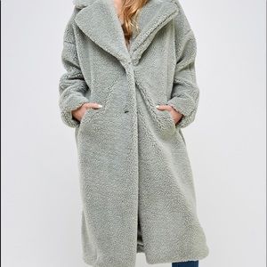 Sage Teddy coat